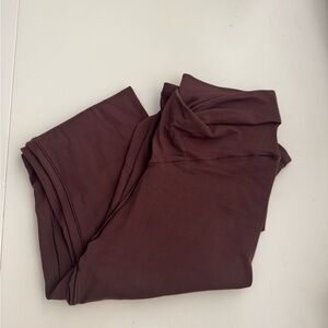 Brown Flare Leggings- medium